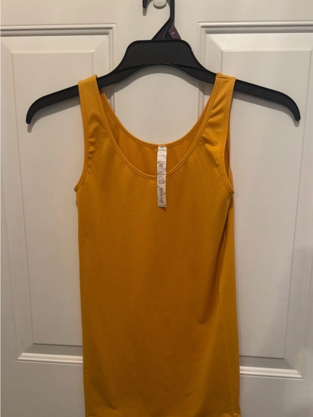 Everyday Scoop Neck Tank Top in Mustard